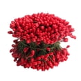 thumbnail image 2 of 500 Unidades 1000 Cabezas Dobles Cabezas Mini Falsas Bayas Artificiales DIY De rojo BLESIY Frutas Mini Falsas, 2 of 8