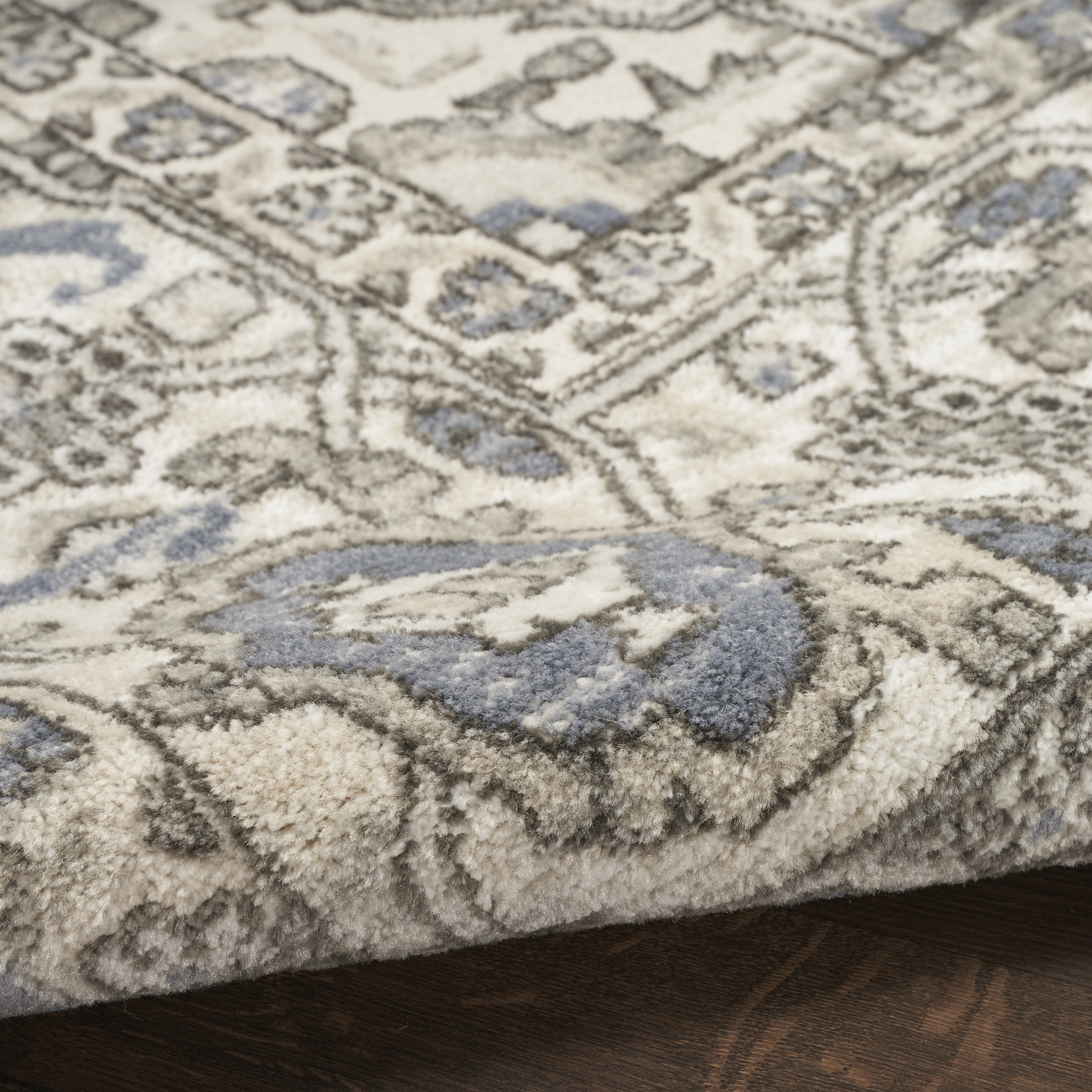 Nourison Concerto 8'10" x 11'10" Blue Vintage Indoor Rug