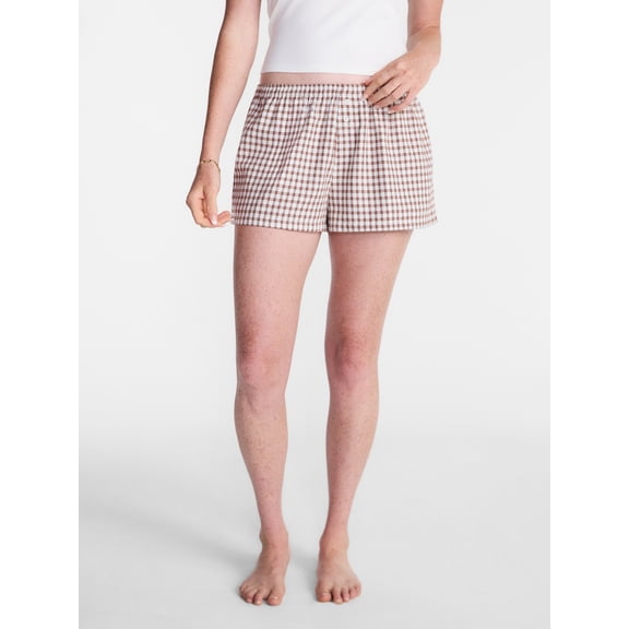 No Boundaries Sleep Boxer Shorts, Women's XS-XXL