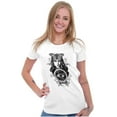 thumbnail image 4 of Butterfly Moth Spiritual Crystal Ball Womens Slim Fit Graphic Tee Brisco Brands M, 4 of 5