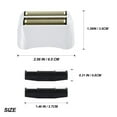 thumbnail image 4 of 2 Pack Pro Shaver Replacement Foil Compatible with andis 17150 Shaver" Golden, 4 of 5