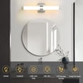 thumbnail image 3 of KAISITE Modern Energy Efficient Integrated LED Brushed Nickel Wall Sconces with Shades, 3 of 7