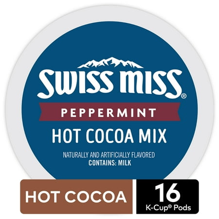 Cocoa Pod - Swiss Miss Peppermint Hot Cocoa, Keurig K-Cup Pod, 16ct