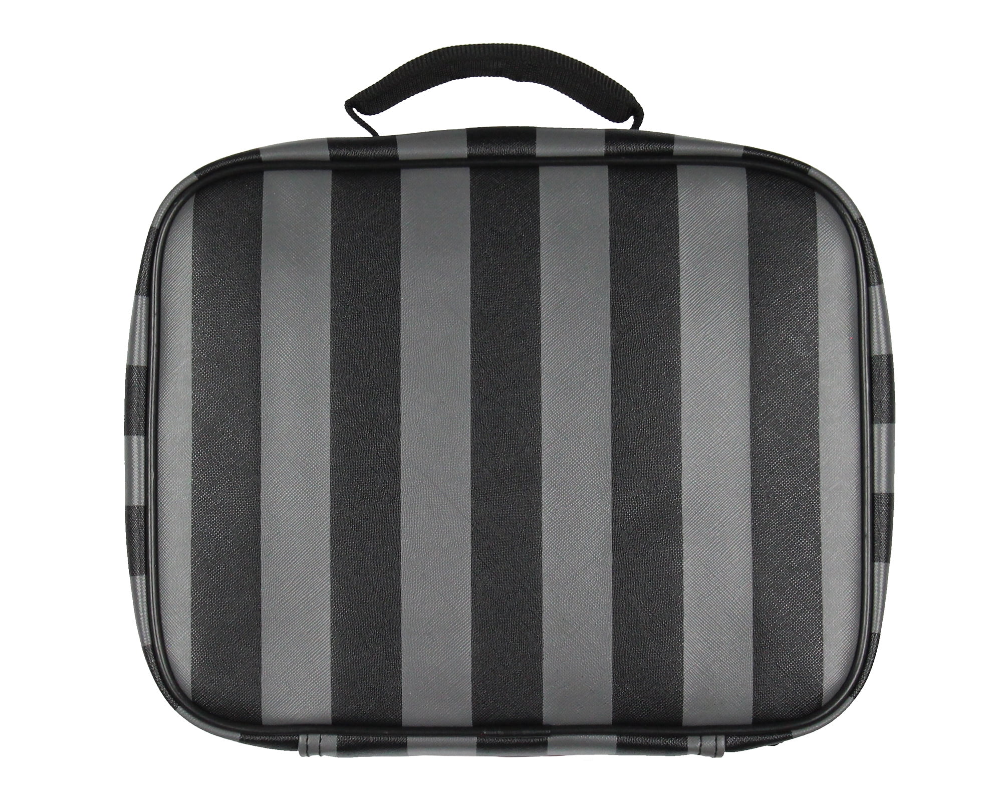 Addams Family Wednesday TV Show Striped Nevermore Academy Student Girls Insulated Lunch Box Food Tote Bag 10"