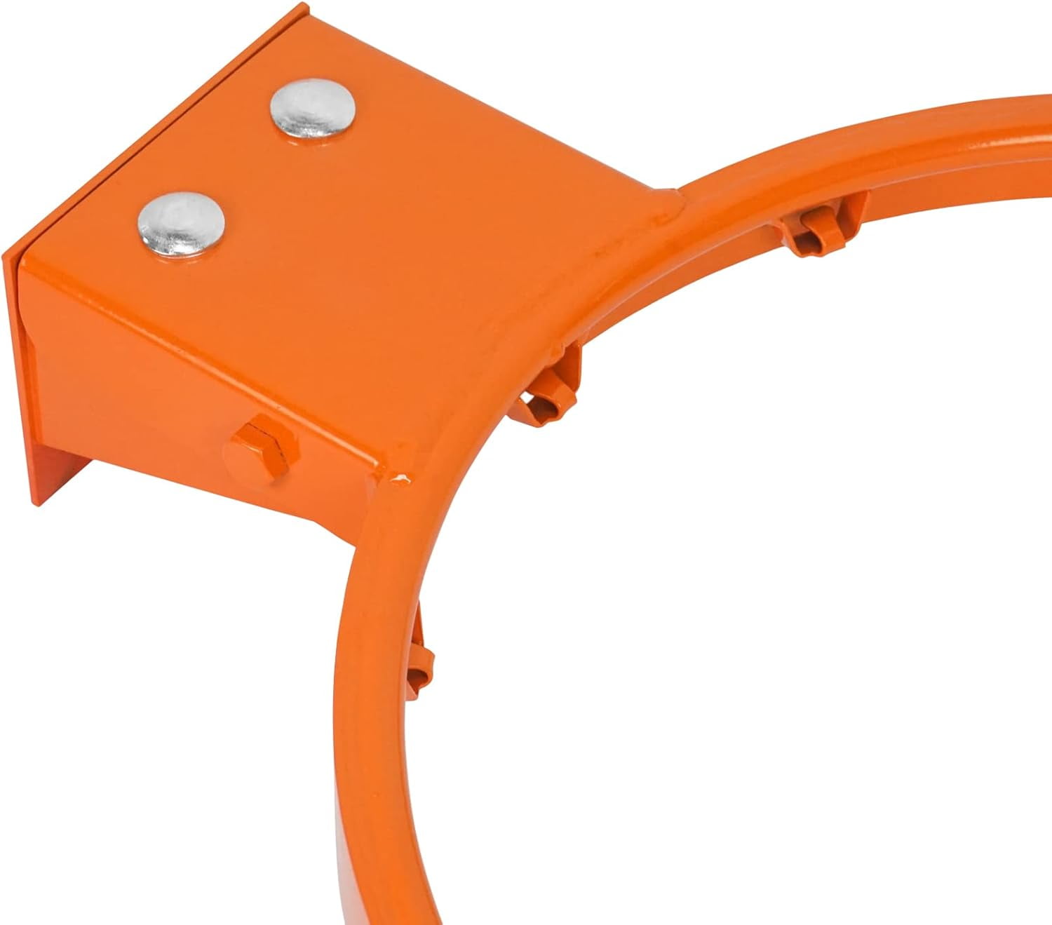 Heavy Duty 3/4-Inch Steel Outdoor Replaceable Detachable Basketball Hoop with All-Weather Net