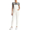 thumbnail image 2 of WeWoreWhat We Wore What WWO05-1 High Rise Skinny Overalls Jeans Off White, 2 of 2
