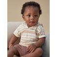 thumbnail image 3 of Modern Moments by Gerber Baby Neutral Organic Hooded Short Sleeve Top, Sizes 0/3 Months - 24 Months, 3 of 10