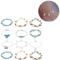 thumbnail image 5 of 16PCS Women Anklet Set Bohemian Shell Beaded Ankle Charm Bracelet Ankle Bracelet, 5 of 5