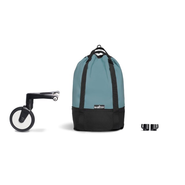 Bolsa de cochecito Stokke BABYZEN YOYO Aqua con base de rueda y ganchos