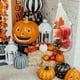 thumbnail image 5 of Set de decoración de Halloween de calabaza de simulación | Piñas de pino de arce de plástico | Rojo, Verde Amarillo, centro de mesa de otoño de 20 cm | Adorno de bolsillo de malla de utilería con, 5 of 6