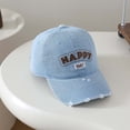 thumbnail image 4 of ZHOGXU Kids Letter Baseball Cap Adjustable Boy Girl Sun Hat Daily Casual Wear, 4 of 4