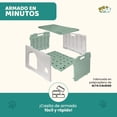 thumbnail image 4 of Casa para Gato Grande MascoAmigo Interior / Exterior Fácil de Armar Color Verde, 4 of 7