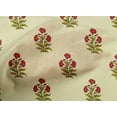 thumbnail image 4 of oneOone Cotton Poplin Light Yellow Fabric Stripe & Floral Block Quilting Supplies Print Sewing Fabric By The Yard 42 Inch Wide, 4 of 4