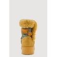 thumbnail image 3 of Women's Faux Fur Lined Button Loop Platform Booties, 3 of 3