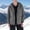 Gray, variant on Vivianyn HD Women's Hooded Puffer Jacket, Drawstring Waist Warm Winter Cotton Coat,Red,Size M-XXL