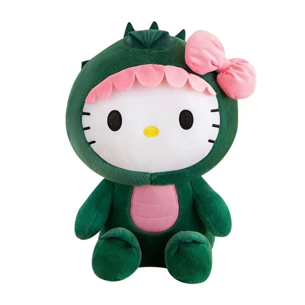 Nuevo juguete de dinosaurio Hello Kt, lindo muñeco de gatito de peluche para travestis, para niñas
