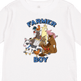 thumbnail image 4 of Inktastic Farmer Boy with Happy Farm Animals Boys or Girls Long Sleeve Toddler T-Shirt, 4 of 5