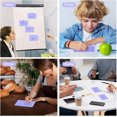 thumbnail image 5 of Topboutique 4 Packs Index Cards,200 Sheets Flash Cards,3 x 5 inches Heavy Note Cards,Ruled Flash Cards,Ruled Index Cards for Office/Home,Purple,50 Sheets Per Pack, 5 of 7