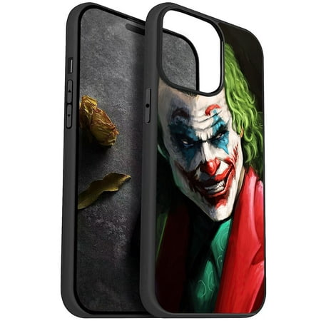 Compatible with iPhone 12 Pro Max (6.7 inch) Phone Case (Matte Hard Back(PC) & Soft Edge (TPU)) joker 9RET216