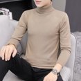 thumbnail image 1 of Suéter holgado de talla grande multicolor de otoño e invierno para hombre, diseño versátil puro, colección multicolor, 1 of 6