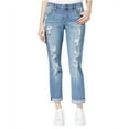 thumbnail image 2 of Rachel Roy Womens Whiskered Slouchy Fit Jeans, Blue, 31, 2 of 2