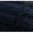 thumbnail image 3 of 2 Piece Navy Soft Cozy Plush Chenille Bath Mat & Contour Bath Rug, 3 of 4