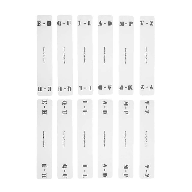 12Pcs Vinyl Record Dividers Vinyl Record Divider A-z Horizontal Files Organizer Record Dividers