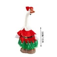 thumbnail image 4 of Christmas Goose Yard Decorations Outdoor Waterproof Garden Statue Holiday Porch Ornament for Festive Party Decoration with Pet Attire, 4 of 9