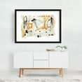 thumbnail image 2 of Resonance Series Number 4 - Mixed Media Abstract Modern Art Minimalist Geometric Pastel Surrealism Boho Black Framed Wall Art Print 20 x 30 inches, 2 of 4