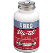 Markal Slic-Tite Paste Thread Sealants w/ PTFE, 1/2 pt Brush-In-Cap, White - 1 CAN (434-42019)