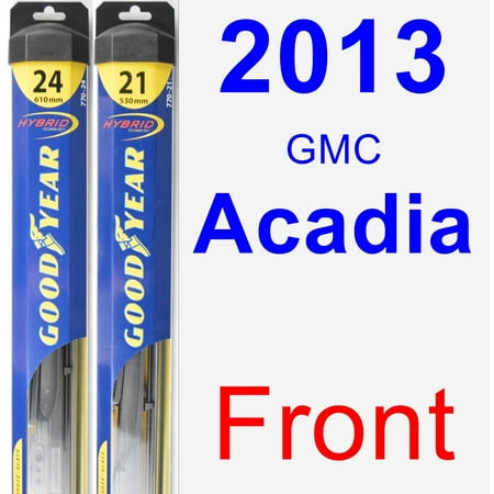 Gmc P3500 Wiper - 2013 GMC Acadia Wiper Blade Set/Kit (Front) (2 Blades) - Hybrid