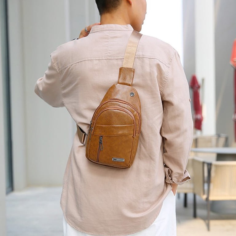 Rvasteizo Sling Bag For Men Women Shoulder Backpack Chest  display picture 3