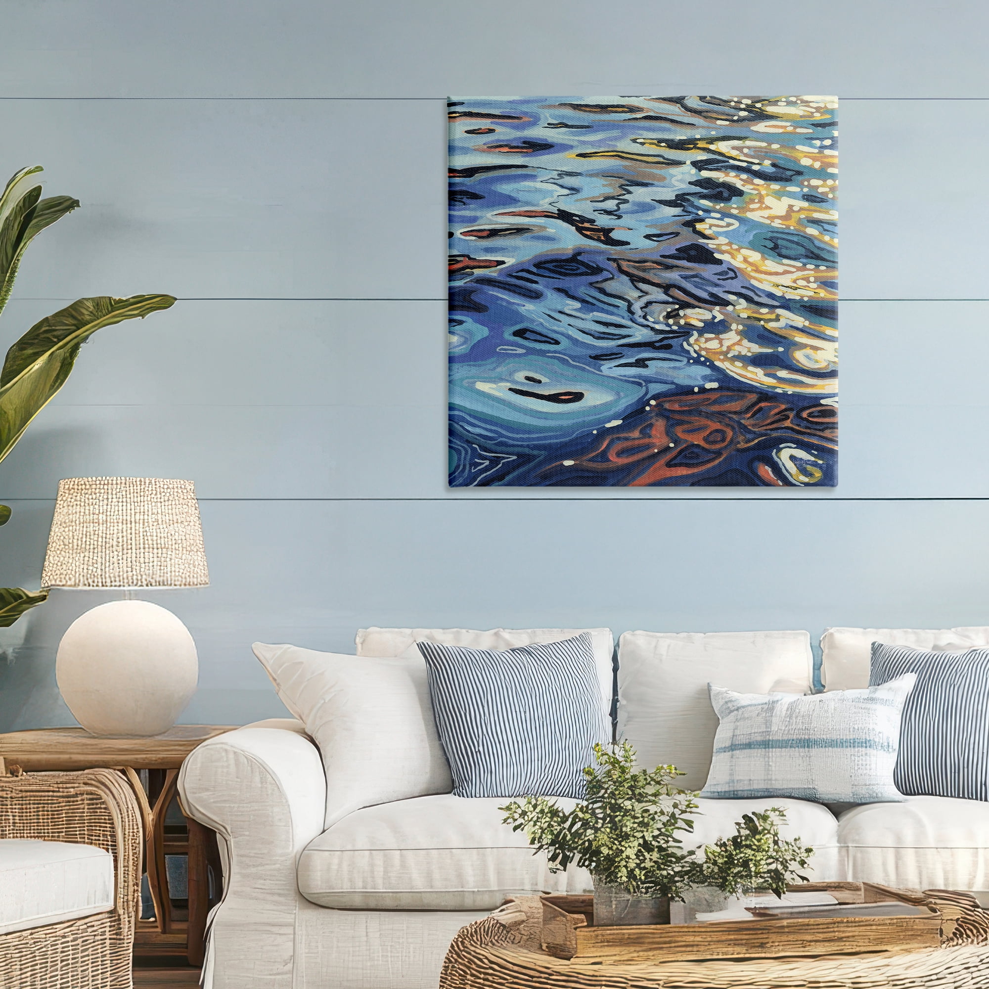 Stupell Industries Sunrise on Rippling Water Canvas Wall Art, design by Kate Jarvik Birch