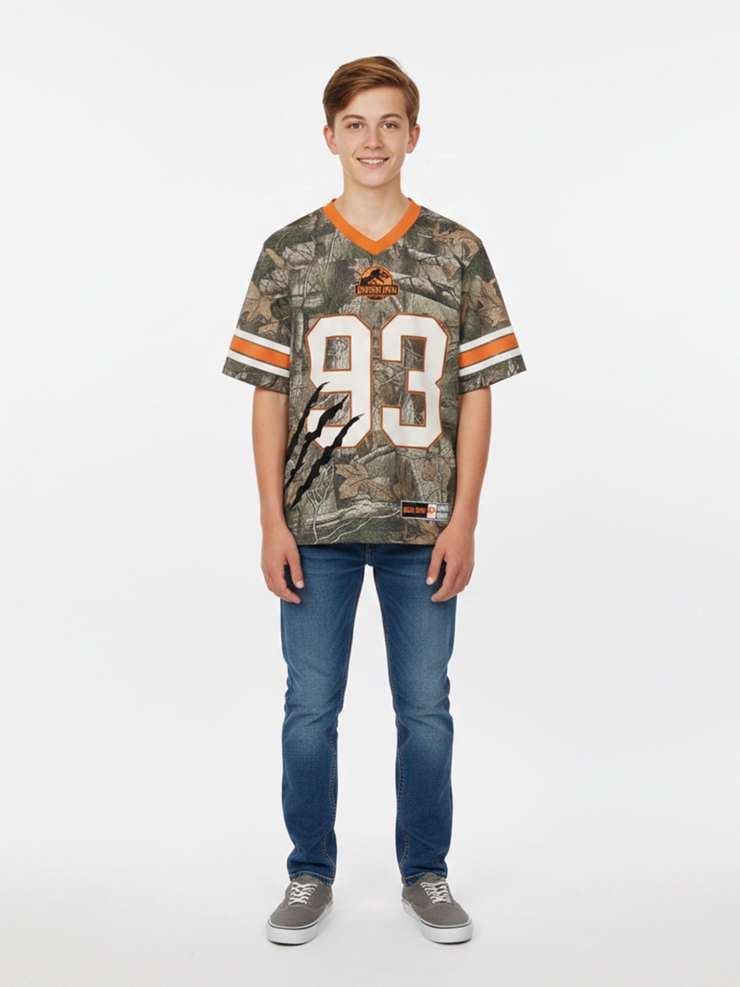 Jurassic Park Boys’ Elevated Graphic Jersey, Sizes 4–18