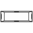 thumbnail image 3 of vidaXL Console Table Transparent 100x35x75 cm Tempered Glass, 3 of 4