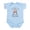 Sky Blue, variant on CafePress - Best Teacher Mom Infant Bodysuit - Baby Light Bodysuit, Size Newborn - 24 Months