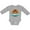 AC-Heather Grey, variant on Inktastic Cancun Mexico Vacation Boys or Girls Long Sleeve Baby Bodysuit