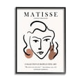thumbnail image 2 of Stupell Industries Curves Not Crazy Matisse Exhibition Woman Face Lines Framed Wall Art, 11 x 14, Design by Ros Ruseva, 2 of 5