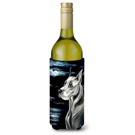 

Caroline s Treasures 7067LITERK Great Dane Moonlight Wine Bottle Hugger Wine Bottle multicolor