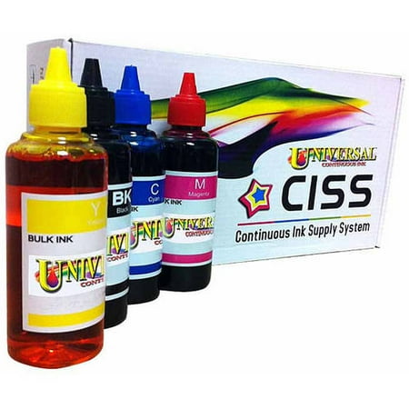 Inkjet Refill Solution - Universal Inkjet Epson XP-201 Compatible Continuous Ink System Refill Pack