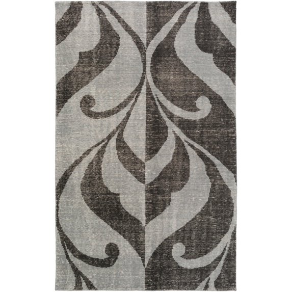 Surya Paradox 8' x Area Rug 8' x 8' x 10' Black Gray