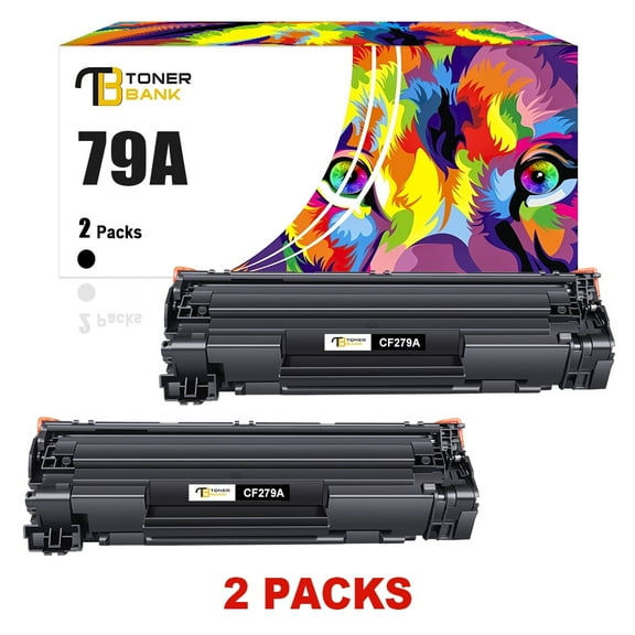 79A Black Toner Cartridge Compatible for HP CF279A 79A LaserJet Pro M12w M12a LaserJet Pro MFP M26nw M26a (Black, 2-Pack)