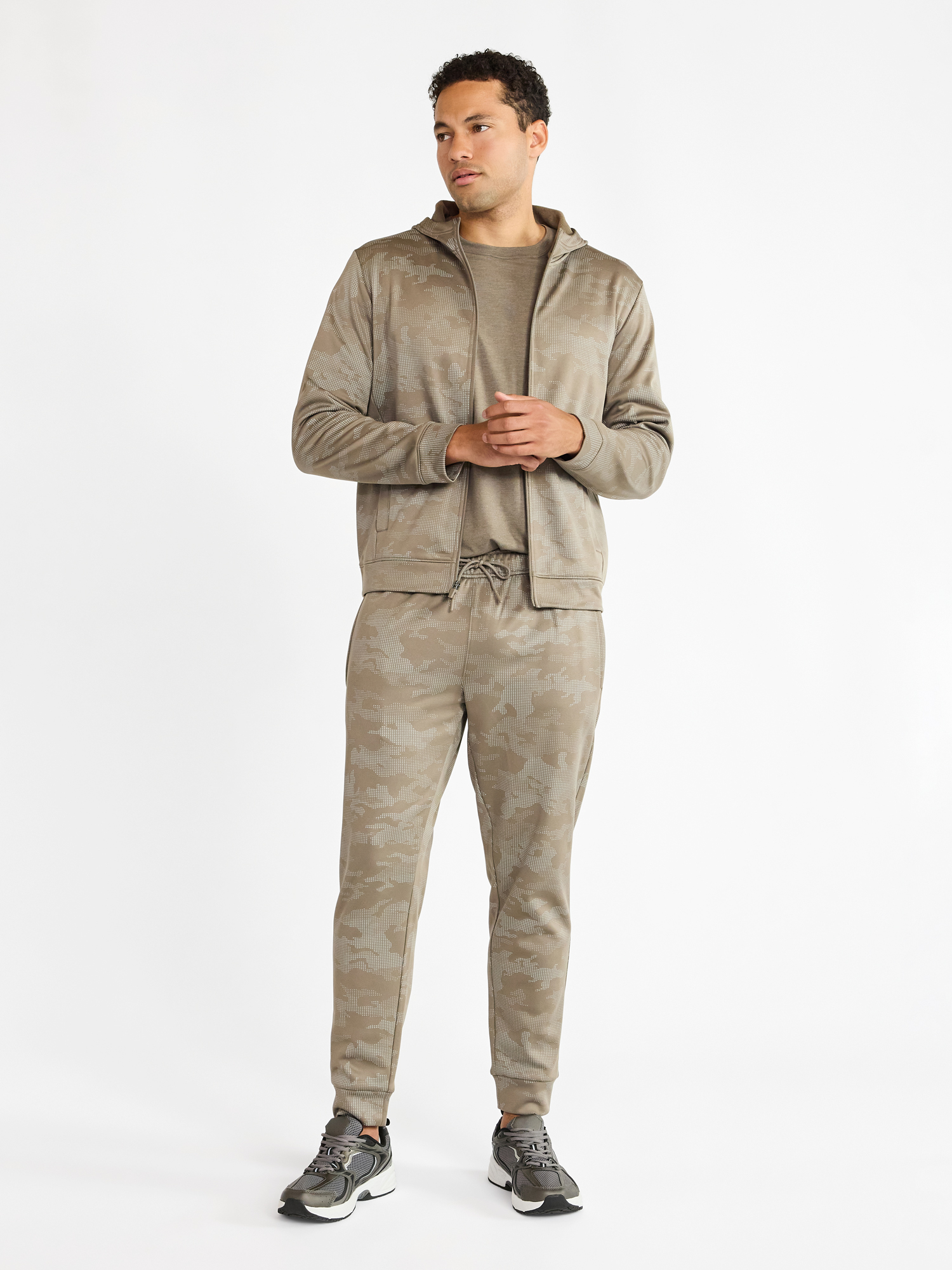 Athletic Works Men's and Big Men's Reflective Joggers, Sizes S-3XL