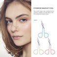 thumbnail image 2 of HLONK 6Pcs Stainless Steel Lash Tweezers Eyebrow Scissors Clip, 2 of 5