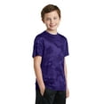 thumbnail image 4 of Sport-Tek Youth CamoHex Tee-S (Purple), 4 of 6
