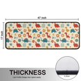 thumbnail image 5 of Kitchen Rugs Sets Of 2,LightColor Ethnic Style Dinosaurs Pattern Anti Fatigue Kitchen Mat Rugs Non Slip Washable,Decorative Kitchen Floor Mats for Kitchen,Sink,Laundry,17"x47"+17"x47", 5 of 5
