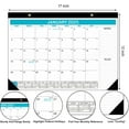 thumbnail image 6 of VINAUO Desk Calendar 2025-2026,  17" x 12" Big Wall Calendar 2025-2026 Covers Jan 2025 to Jun 2026 ,Desktop Monthly Calendar for Home School & Office, 6 of 10