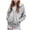 Light Gray, variant on larppty Unisex Boys Girls Fleece Jacket Hoodie Sherpa Lined Zip Up Hooded Sweatshirt Kids Winter Jackets (11-12 Years,Blue)