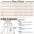 thumbnail image 3 of VISALY Womens Zip Up Hoodies Sweater Jacket Womens Winter Faux Jacket Coats Fuzzy Back Hood and Front Placket Shaggy Shacket Jacket Casual Sweaters Loose Sweaters Winter Sweaters Coffee Xxl, 3 of 5