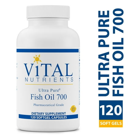 Vital Nutrients - Ultra Pure Fish Oil 700 (Pharmaceutical Grade) - Hi-Potency Wild Caught Deep Sea Fish Oil, Cardiovascular Support with EPA and DHA - 120 Softgels per (Best Wild Caught Fish)